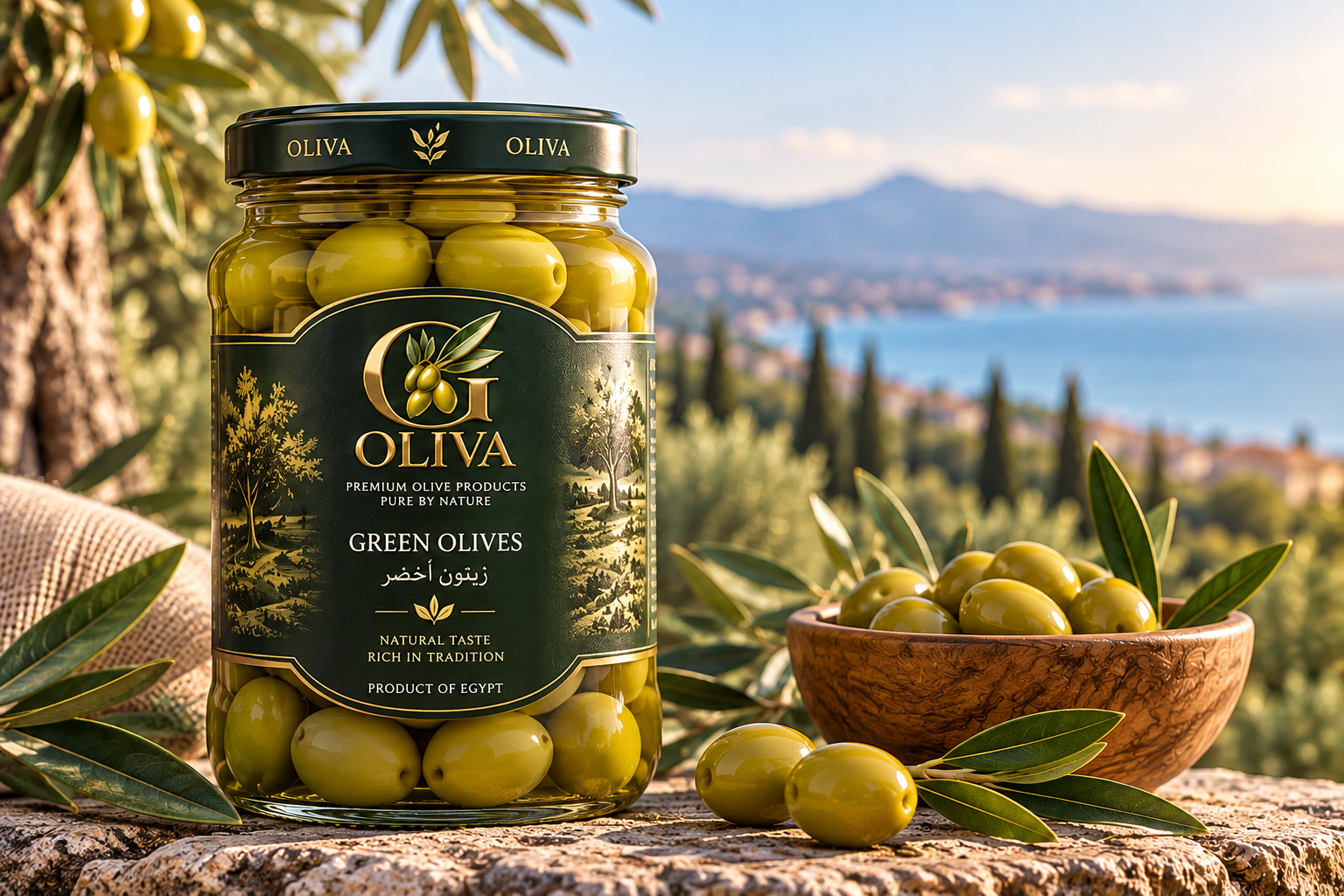 Whole Green Olives